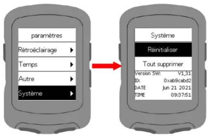 iGPSport iGS520 - Réinitialiser - 1