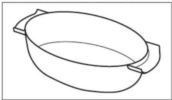 ELECTROLUX LOC5H40X2 - Die Nahrungsmittelauflaufform für Dampfgarfunktionen - 1