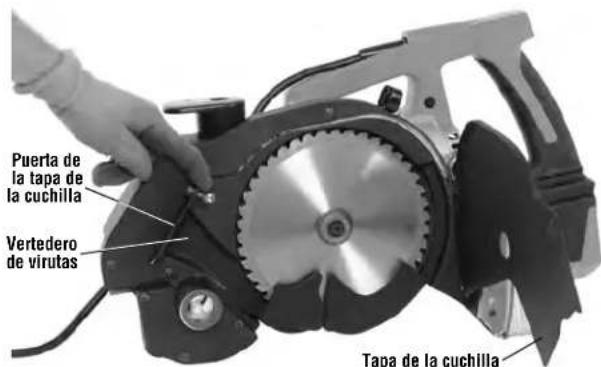 RIDGID PCS-500 - Limpieza de la cavidad de alojamiento de la cuchilla - 1