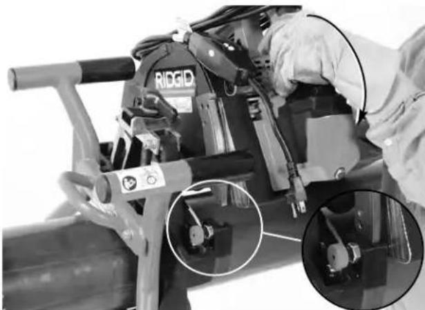RIDGID PCS-500 - Mounting Saw on Clamp - 3