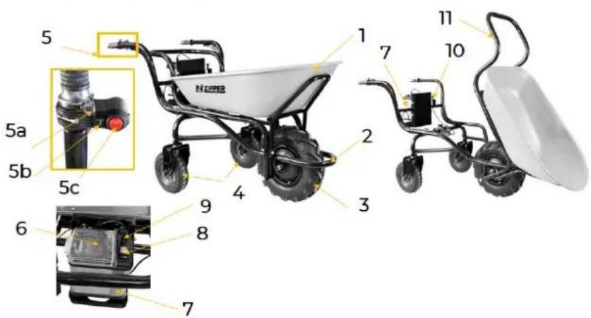 Zipper ZI-EWB150-100L - Komponenten / components - 1