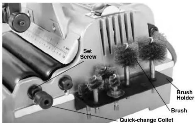 RIDGID 122XL - Fitting Brushes and Holder (optional accessory for the 122XL) - 1
