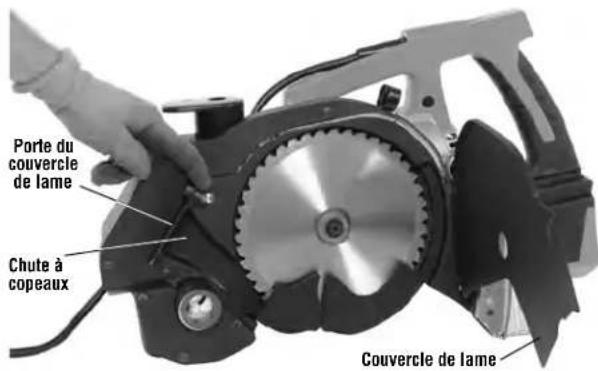 RIDGID PC-106 - Nettoyage du logement de la lame de scie - 1