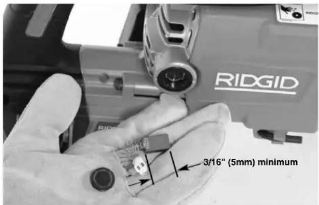 RIDGID PC-106 - Replacing Carbon Brushes - 1