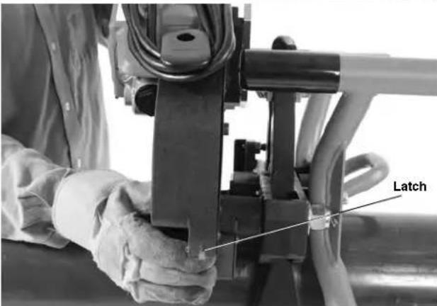 RIDGID PC-106 - Mounting Saw on Clamp - 2
