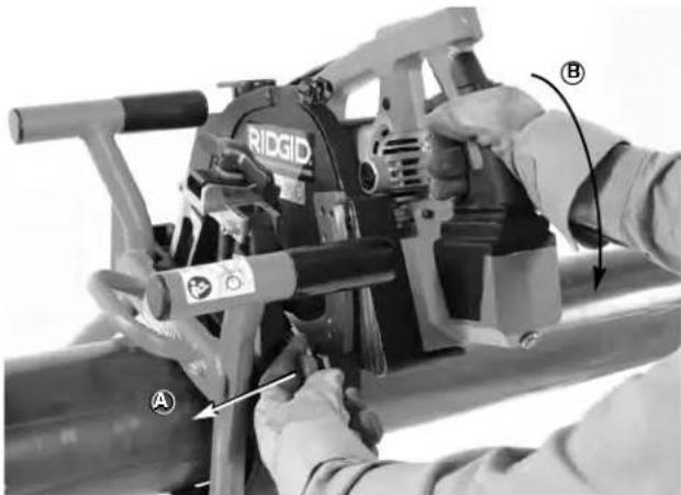 RIDGID PC-106 - Cutting Operation - 2