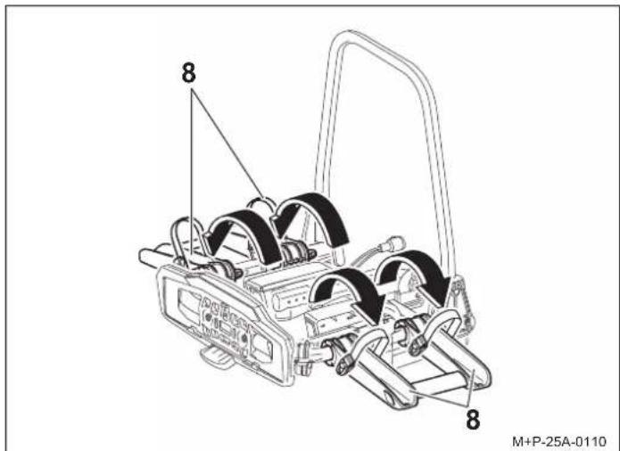 Uebler X31S - Fietsdrager openklappen/samenklappen - 2