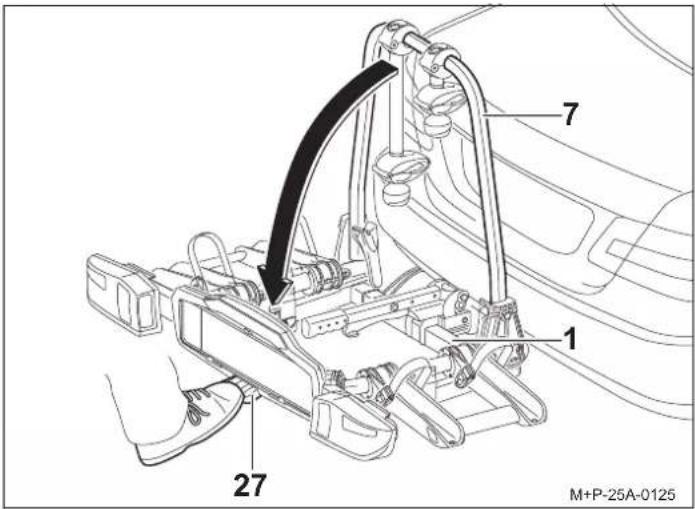 Uebler X31S - Baixar o suporte de bicicletas - 1