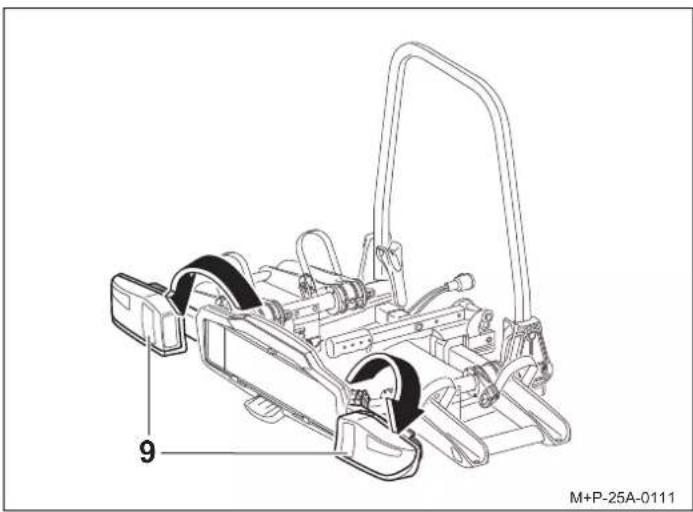 Uebler X31S - Folding out / collapsing the bicycle rack - 3