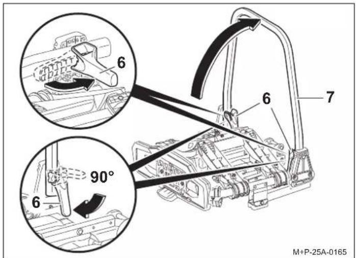 Uebler X31S - Ouverture/fermeture du porte-vélos - 1