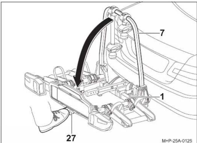 Uebler X31S - Fietsdrager kantelen - 1