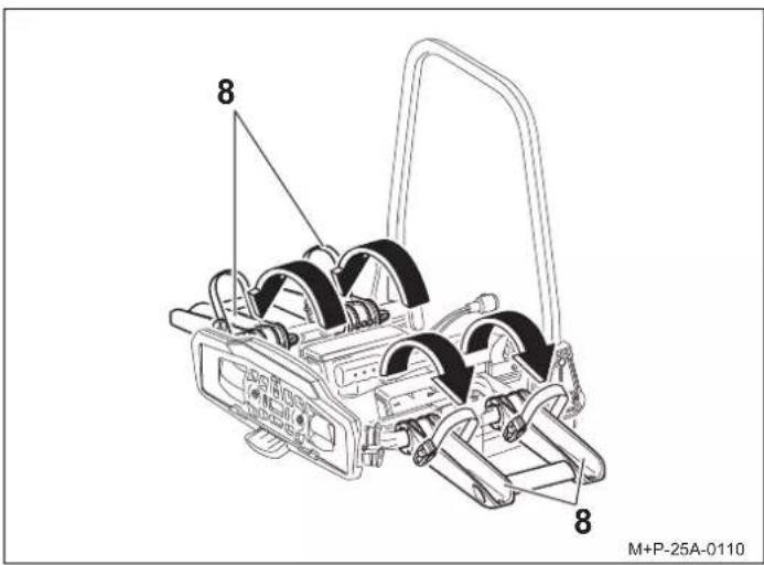 Uebler X31S - Ouverture/fermeture du porte-vélos - 2