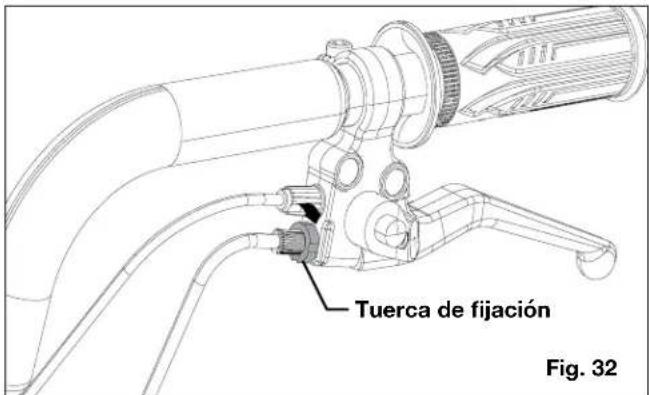 Tuerca de fijación Fig. 32