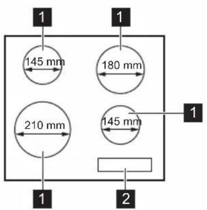 1 145 mm 180 mm 210 mm 145 mm 1 1 2