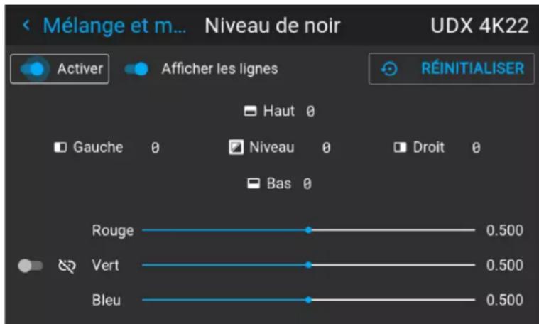 Barco Medea - Pour effectuer un réglage RGB - 2