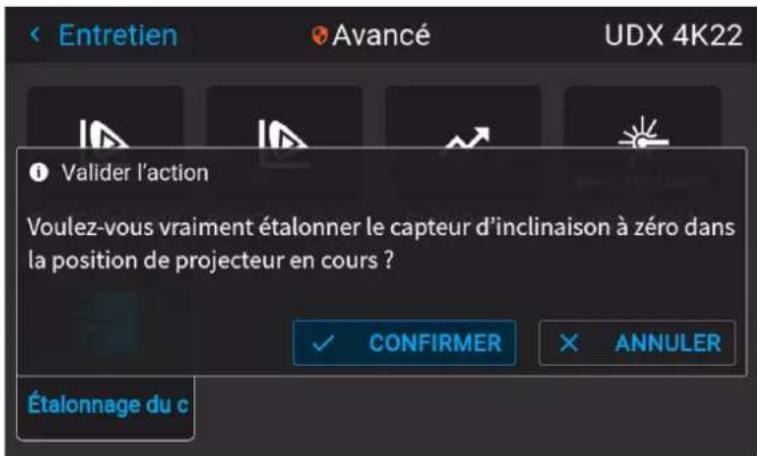 Barco Medea - Comment étalonner le capteur d'inclinaison ? - 3