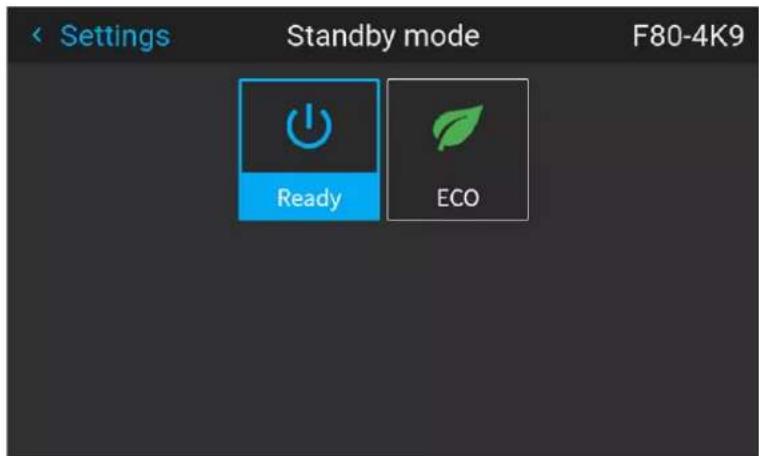 Barco Medea - Comment modifier les fonctions d'économie d'énergie ? - 3