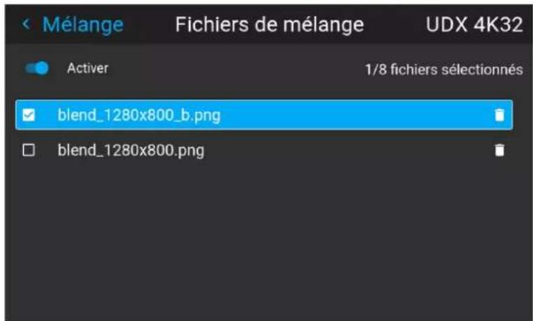 Barco Medea - Comment activer un fichier de configuration de mélange téléversé ? - 3