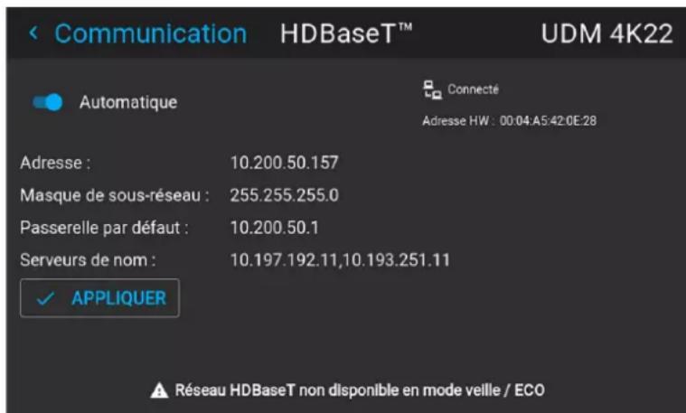 Barco Medea - Comment configurer automatiquement l'adresse IP - 2