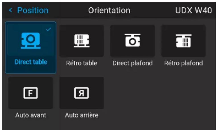 Barco Medea - Pour définir l'orientation correcte - 2