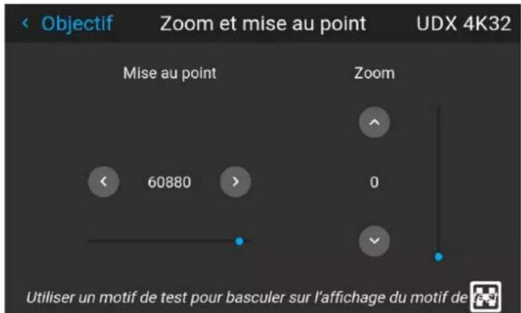 Barco Medea - Zoom - Mise au point - 2