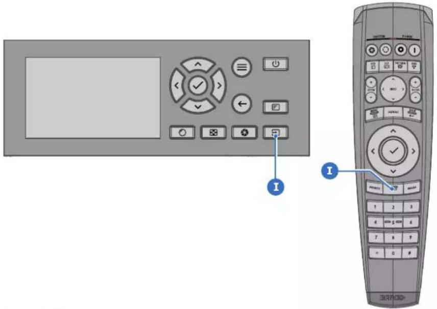 Barco Medea - Sélection de la configuration rapide - 1