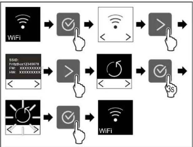 LIEBHERR WSbl 4601-20 - Réinitialisation de la connexion Wi-Fi - 1