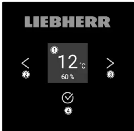 LIEBHERR WSbl 4601-20 - Éléments de commande et d'affichage - 2