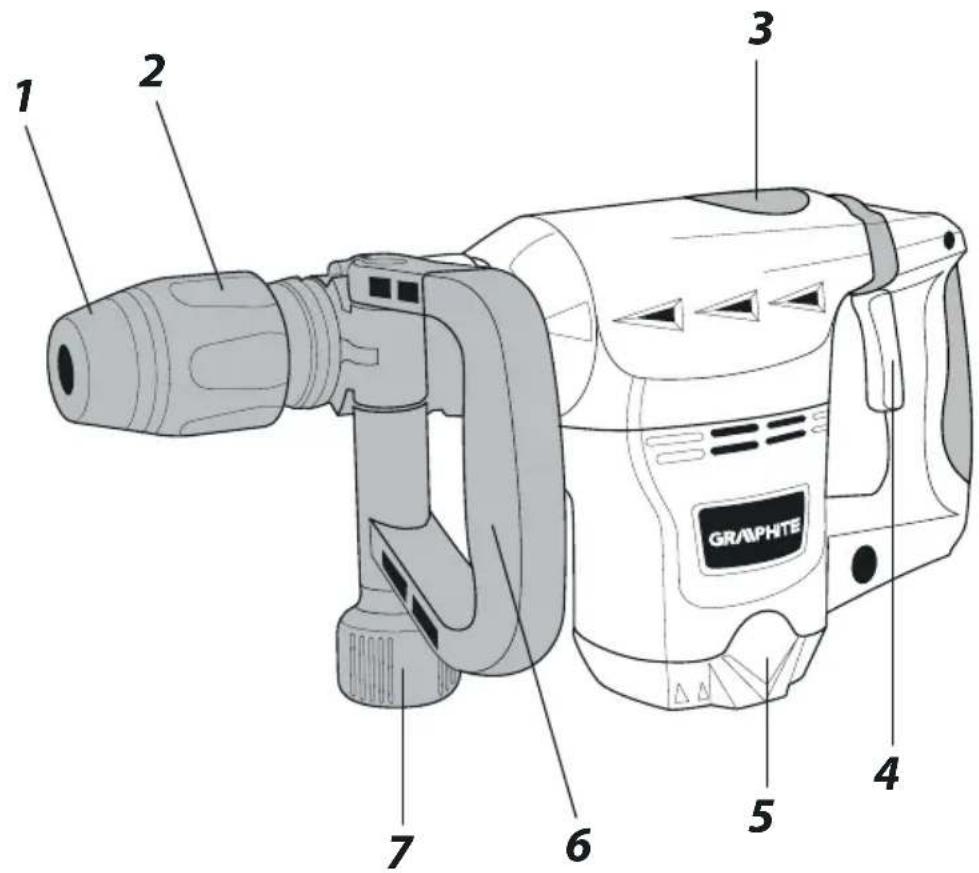 1 2 3 7 6 5 4 GRAPHITE