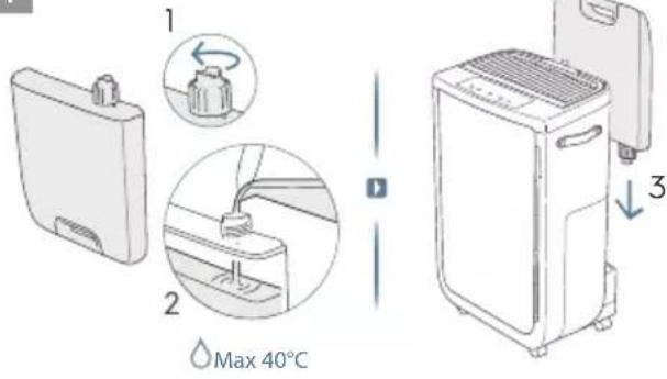 ELECTROLUX Pure Multi 700 - ZMIANA TRYBÓW, PRĘDKOŚCI WENTYLATORA, OBROTU ORAZ WILGOTNOŚCI - 1