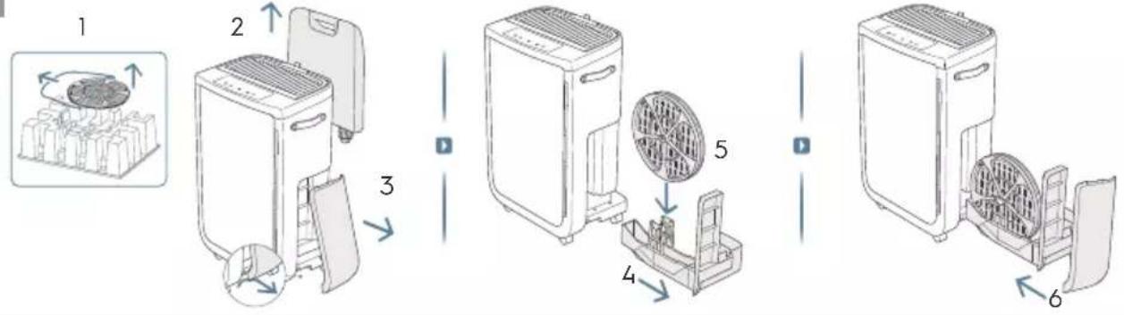 ELECTROLUX Pure Multi 700 - POPIS ČISTIČKY VZDUCHU - 1