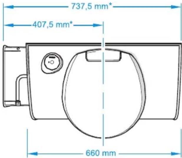 737,5 mm* 407,5 mm* 660 mm