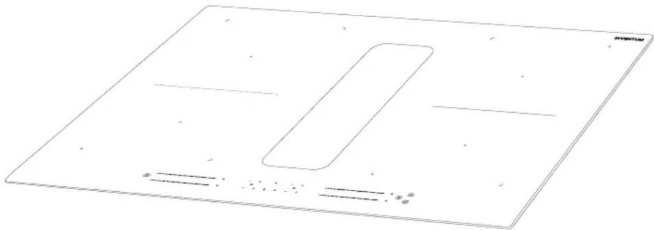 INVENTUM IKA8045 - Inbouw-inductiekookplaat met geintegrerde afzuiging - 1