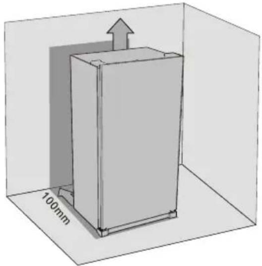 Orima ORH-450-NF-W - Requisito de espacio - 1