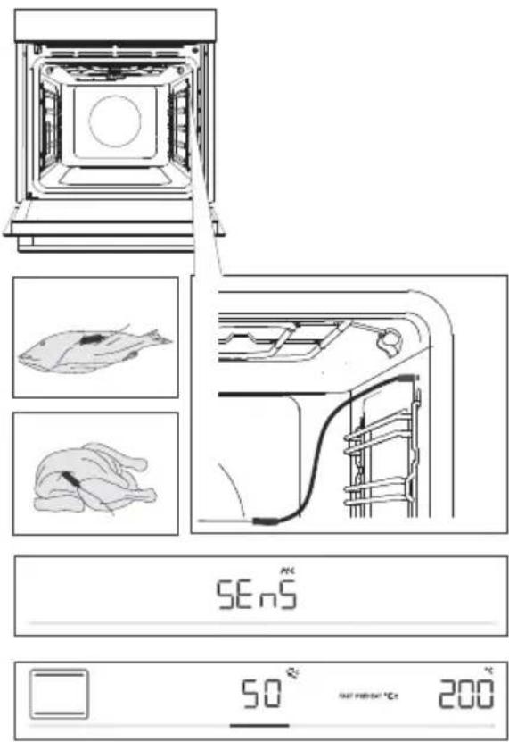 ASKO OP86331BG - Lasondedetemporatureneditpassetrouveraproximatedirectedeselsementschauffants. - 1