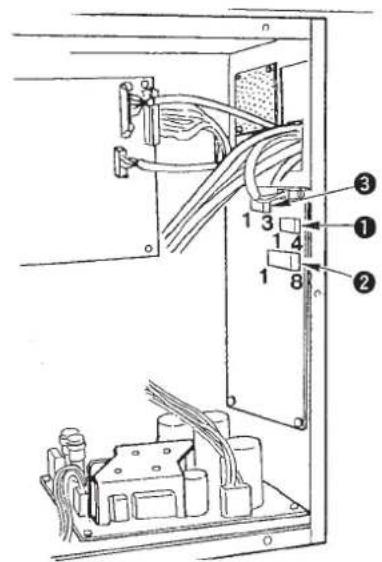 JUKI LK-1930 - Setting the DIP switch / Einstellung des DIP-Schalters / Positionnement des interrupteurs DIP / Fijación de los interruptores DIP / Impostazione dell'interruttore DIP - 1