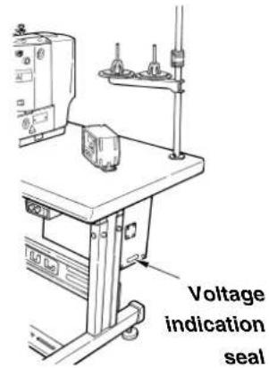 JUKI LK-1942ZA5050 - Voltage specifications - 1
