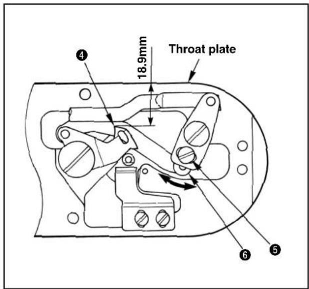 JUKI LK-1942ZA5050 - Position of the moving knife (Common to H, G and hot wire types) - 3