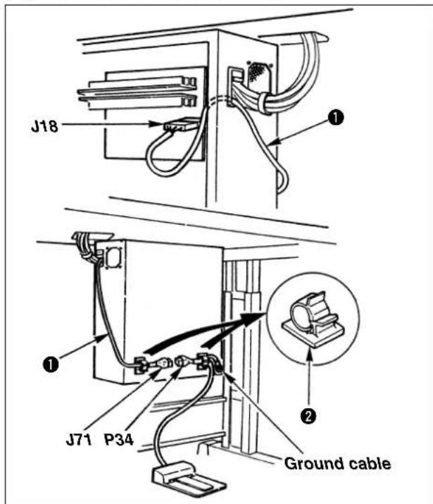 JUKI LK-1942ZA5050 - Connection of the PK-57 - 1