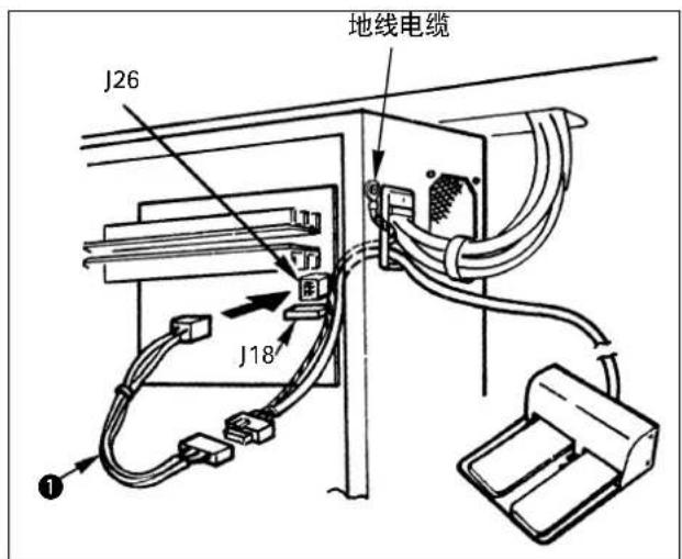 JUKI LK-1942ZA5050 - (3)双联PK踏板的连接 - 1