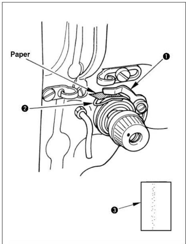JUKI LK-1942ZA5050 - Adjusting the amount of oil in the hook - 2