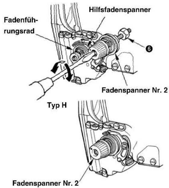JUKI LK-1942ZA5050 - Einstellen des Fadenspannungsscheiben-Hubbetrags - 3