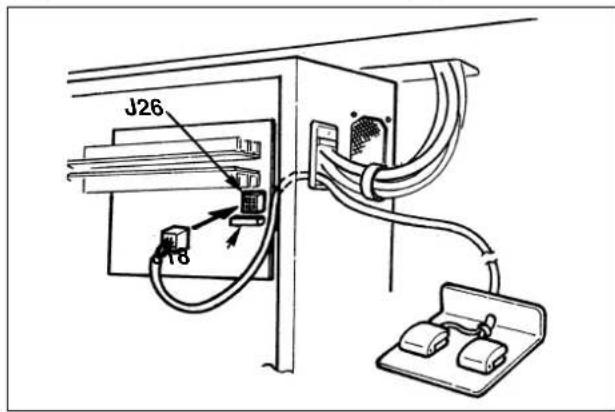 JUKI LK-1942ZA5050 - Connection of the 2-step pedal - 1