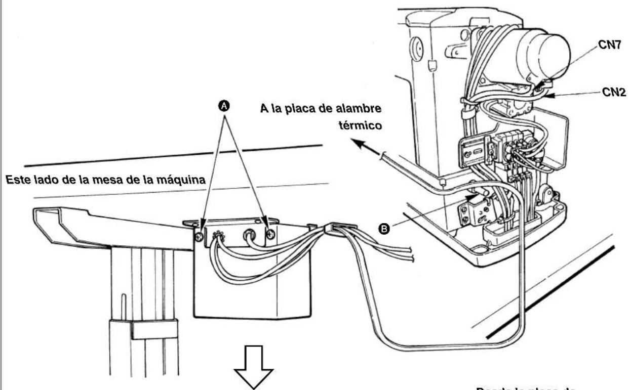 JUKI LK-1942ZA5050 - Conexión de la unidad de calentimiento (Solamente para el tipo Z) - 1