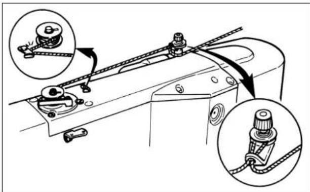 JUKI LK-1942ZA5050 - 6-1. Bobinage pendant la couture - 1