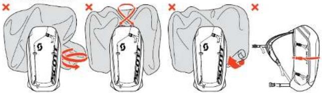 SCOTT Patrol E1 - DEFLATING AND RE-FOLDING THE AIRBAG - 15