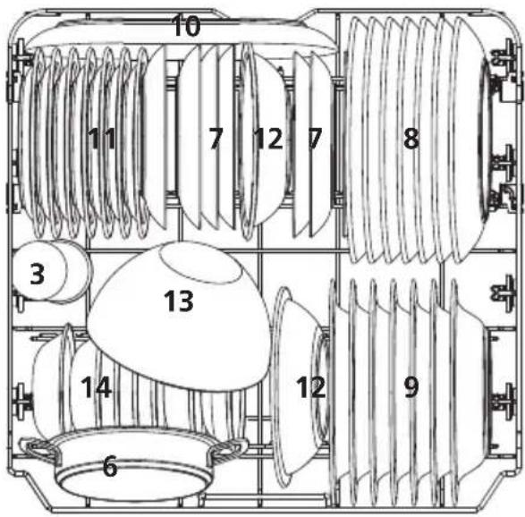 THOMSON TDW6045SL - Charger les paniers supérieur et inférieur - 2
