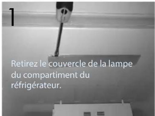 THOMSON THLR358NFIX - Avant de jeter votre appareil, démontez la lumière LED de votre appareil. - 1