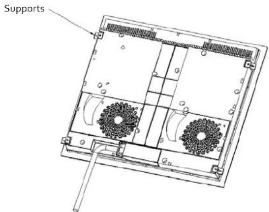 THOMSON THI27200 - Installer les supports - 1