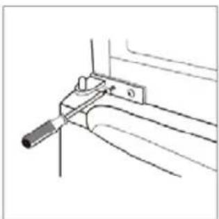 THOMSON THD421NFSL - DRAAIRICHTING VAN DE DEUR WIJZIGEN - 8